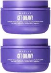 MAËLYS GET-DREAMY Overnight Toning Whip - Cellulite Cream & Skin Tightening Support with Milk Thistle + Uva-Ursi - Moisturizing Body Cream in a Whipped Texture (2 Pack)