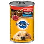 PEDIGREE Choice Cuts in Sauce Adult Wet Dog Food Canned with Real Beef, 630g (12 Pack)