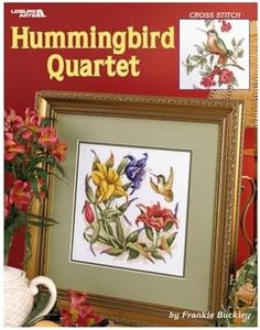 Leisure Arts Hummingbird Quartet Cross Stitch Book – Beautiful Cross Stitch Patterns for Stunning Hummingbird Designs. Perfect for Stitchers of All Levels