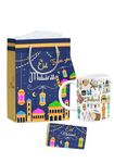 4 in 1 Eid Theme Theme Coffee Mug, Chocolate, Thank You Card, and Paper Bag Combo | eid gift hamper for kids |Eidul fitr gifting ideas