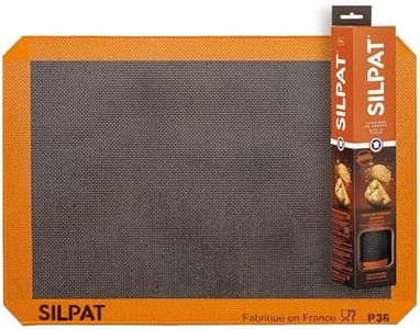 Silpat SN 415 290 02 Silpain Premium Non-Stick Silicone Baking Mat for Bread, 11-5/8" x 16-1/2", Black