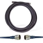 30ft RSRF RS400 Custom-Cut N-Male Coaxial Cable for Ham Radio, WiFi, and Cell Phone Signal Boosters (30 Feet)