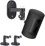 ALERTCAM 2Pack Adjustable Security Wall Mount Bracket for Stick Up Cam & Outdoor Cam Plus, Perfect View Angle for Your Surveillance Camera System - Black