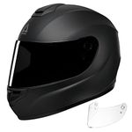 Triangle Motorcycle Helmets Full Face "Graffiti Cross" Street Bike [DOT] (Large, Matte Black)