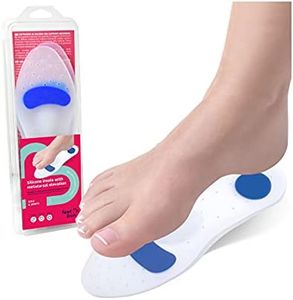 feet bcn Plantillas de silicona con elevación metatarsal. ELEVACIÓN ANTEPIÉ. Alivia la presión y dolor en la zona plantar y el talón. 1 par. Talla M: EU 39 - EU 40. Fabricado en España.
