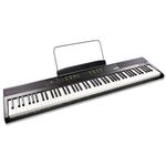 RockJam 88 Key Digital Piano with Full Size Semi-Weighted Keys, Power Supply, Sheet Music Stand, Piano Note Stickers & Simply Piano Lessons