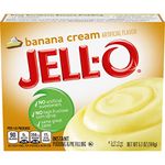 Jell-O Instant Pudding and Pie Filling, Banana Cream, 5.1-Ounce Boxes (Pack of 6)