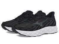 Mizuno Men's Wave Sky 8 Running Shoe, Black-Metallic Grey, 13