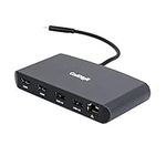 CalDigit Thunderbolt 3 Mini Dock (HDMI 2.0) - Portable, Bus Powered, 40Gbs, Dual 4K @ 60Hz, USB 3.0 & 2.0, GbE LAN. Compatible Thunderbolt 3 Mac and PC (Dual HDMI 2.0)