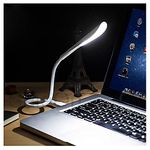 SWAPKART Portable Flexible Adjustable Eye Protection USB LED Desk Light Table Lamp for Reading, Working on PC, Laptop, Power Bank, Bedroom (Multicolour, Plastic, Pack of 1)