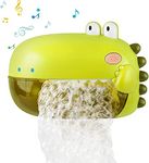 TMOHRA Castle Bath Toys,Toddler Bath Bubble Machine Bathtub Toy Dinosaur,250ML Capacity,12 Children’s Songs, Bathtime Shower Bath Wall Toy Bubble Maker, Gift for Kids (Blue)