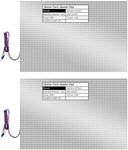 12" x 18" RV Tank Heater Pad 12V DC, 2Pack Water Tank Heating Pad with Constant Temperature Heating Plate, Use with Up to 50 Gallons Fresh Water