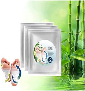 Foot Pads - Ginger Foot Pads for Better Sleep and Anti-Stress Relief, Pure Natural Bamboo Vinegar and Ginger Powder Premium Ingredients Combination Best Natural Herbal Cleansing Foot Pads for Foot Care, Sleep Aid & Weight Loss (100Pc)