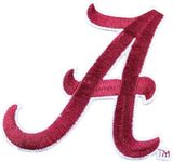 (Medium) - Alabama Crimson Tide A Logo Iron On Embroidered Patch