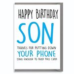 Cheeky Chops Birthday Greetings Card Funny Adult Cheeky Rude Quirky Insult Son Phone C306