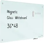 Magnetic Glass Whiteboard - Glass D