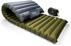 ZOOOBELIVES Extra Thickness | Wide Plus Sleeping Pad with Built-in Pump, Inflatable Camping Mattress of Ultimate Comfort for Car Camping, Tent, and Backpacking, Lightweight & Compact – Airlive2000P