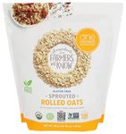 Oats Sprouted Rolled, 45 Ounce