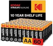 Kodak Xtralife 60-Pack AA Batteries
