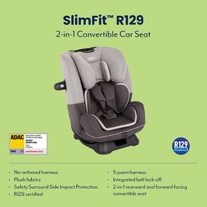 Graco SlimFit R129 Convertible Car Seat – Compact All-in-One Safety Seat