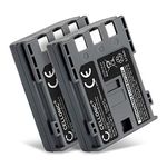 CELLONIC 2x NB-2L NB-2LH BP-2L5 Battery Compatible with Canon EOS 400D, 350D, VIXIA HF R10, HF R100, HV40, MD101, PowerShot G7, G9, S70 700mAh 7.2V - 7.4V