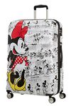 American Tourister Wavebreaker Disney - Spinner S, Kids luggage, 55 cm, 36 L, Multicolour (Minnie Comics White)