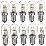 Best to Buy (10-Pack) S6 0.36-Watt LED Night Light Bulb, 6-Watt Replacement and E12 Candelabra Base, Warm White 15-20 lumens