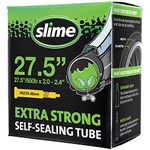 Slime 30076 Self-Sealing Smart Tube, Presta Valve (27.5 X 2.0-2.4")