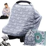 Baby Car Seat Cover Canopy Nursing and Breastfeeding Cover (Arrows)