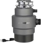 Chooba Garbage Disposal 3/4HP, Food Waste Disposal Continuous Feed, Garbage Disposal with Power Cord