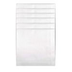 Style Square 100% COTTON HANDKERCHIEFS LARGE MENS HANKIES 50 CM (20 INCH) WHITE KING SIZE (50 CM)