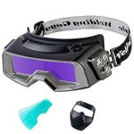 anmas rucci Welding Glasses Auto Darkening Welding Goggles,Cutting Torch Glasses with Wide Shade 4/5-9/9-13,True Color Welding Goggles Adjustable Sensitivity Welder Mask for TIG MIG ARC Plasma Cut