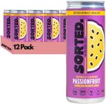 SORTED. Passionfruit Prebiotic Soft Drink | Boosts Gut Health | High-Fibre, 99.9% Sugar-Free, Low Carb, Low Calories | 12x250ml Cans