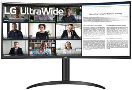 LG 34WR55QK-B - 34" UltraWide QHD Curved Monitor with USB Type-C™