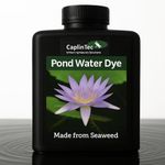 CaplinTec Black Pond Dye | Eco-Friendly Black Liquid Pond Dye Safe for Fish and Wildlife | Pond Algae Control & Weed Prevention | Water Garden Pond Treatment 3000 Litres Coverage (100 ml, Black)