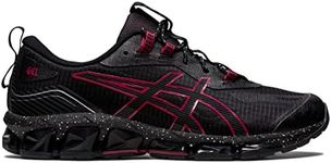 Asics Mens Lace-Up Padded Insole Running & Training Shoes Black 7.5 Medium (D)