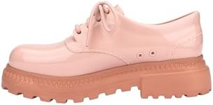 Melissa Charlotte Flats for Women, Pink/Brown, 10