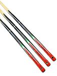 JBB American Pool Cue Stick M1 in 12mm Tip Size (Pack pf 3 Pieces)