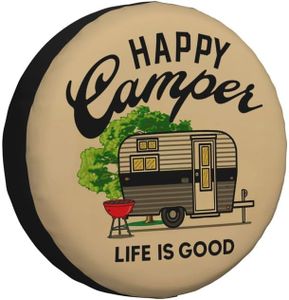 TGKBRMEA Spare Tire Cover Weatherproof Universal Wheel Protectors for RV Camper Travel Trailer SUV Truck 17 Inch