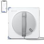 ECOVACS WINBOT W2S Window Cleaning Robot, Intelligent Edge-to-Edge Cleaning with TruEdge Scrubbers, 3 Water Nozzles, 10-Level Safety System, Win-SLAM 4.0 Route Planning, Even Climbing System