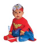 Rubies DC Comics Baby Wonder Woman Onesie and Headpiece, Red, Newborn