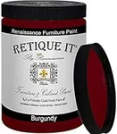 Renaissance Chalk Finish Paint - Burgundy - Quart (32oz) - Chalk Furniture & Cabinet Paint - Non Toxic, Eco-Friendly, Superior Coverage