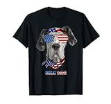 American Flag Shirts Great Dane Dog