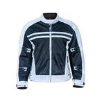 WICKED STOCK Breathable Mesh Motorcycle Riding Jacket for Men with CE (Certified) Protective Padded Armor