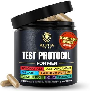 Alpha Tribe Test Protocol - Elite Natural Testosterone for Men | Testosterone Supplement for Men with Ashwagandha & Tongkat Ali | Muscle Growth, Libido, Stamina & Strength Support
