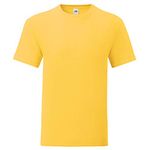 Fruit of the Loom iconic T-shirt, sizes S - 5XL, Sunflower Yellow, 3XL