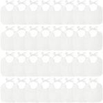 Panitay 40 Pack Solid White Feeder Bibs Cotton Baby Bibs for Feeding DIY Baby Bibs Baby Shower Games Gender Reveal Party