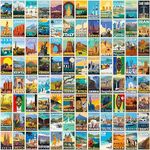 100 PCS Travel Around The World Tra