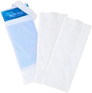 com-four® 3X Funda de Vellón Reutilizable Premium para Compresa Multiuso Frío/Calor | Cubierta Protectora para Bolsa de Gel para una Sujeción Segura