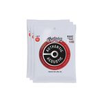 Martin MA540T Authentic Acoustic Lifespan 2.0 92/8 Phosphor Bronze Light 12-54 (3-Pack Bundle)